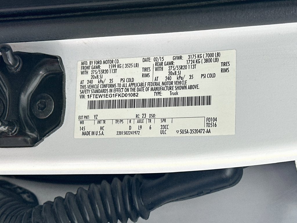2015 Ford F-150 LARIAT