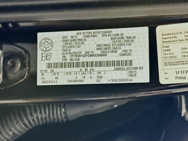 2021 Ford F-150 LARIAT