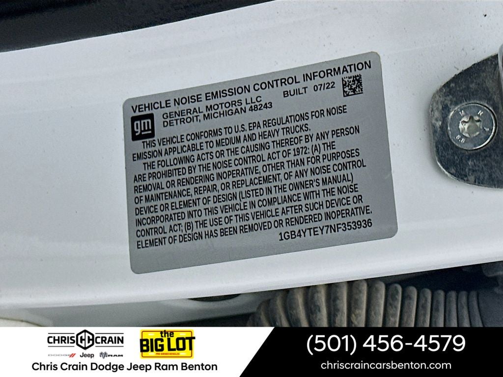 2022 Chevrolet Silverado 3500HD Chassis LT