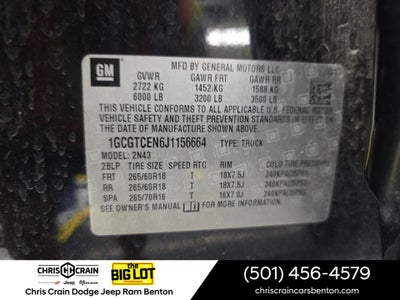 2018 Chevrolet Colorado LT