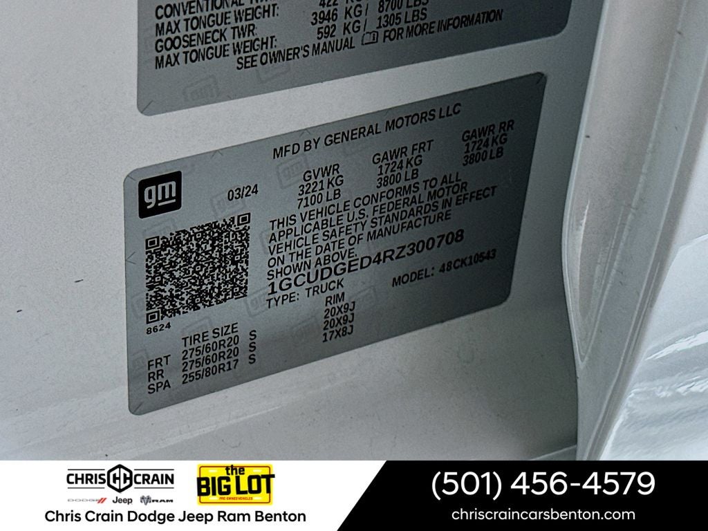 2024 Chevrolet Silverado 1500 4WD Crew Cab Short Bed LTZ