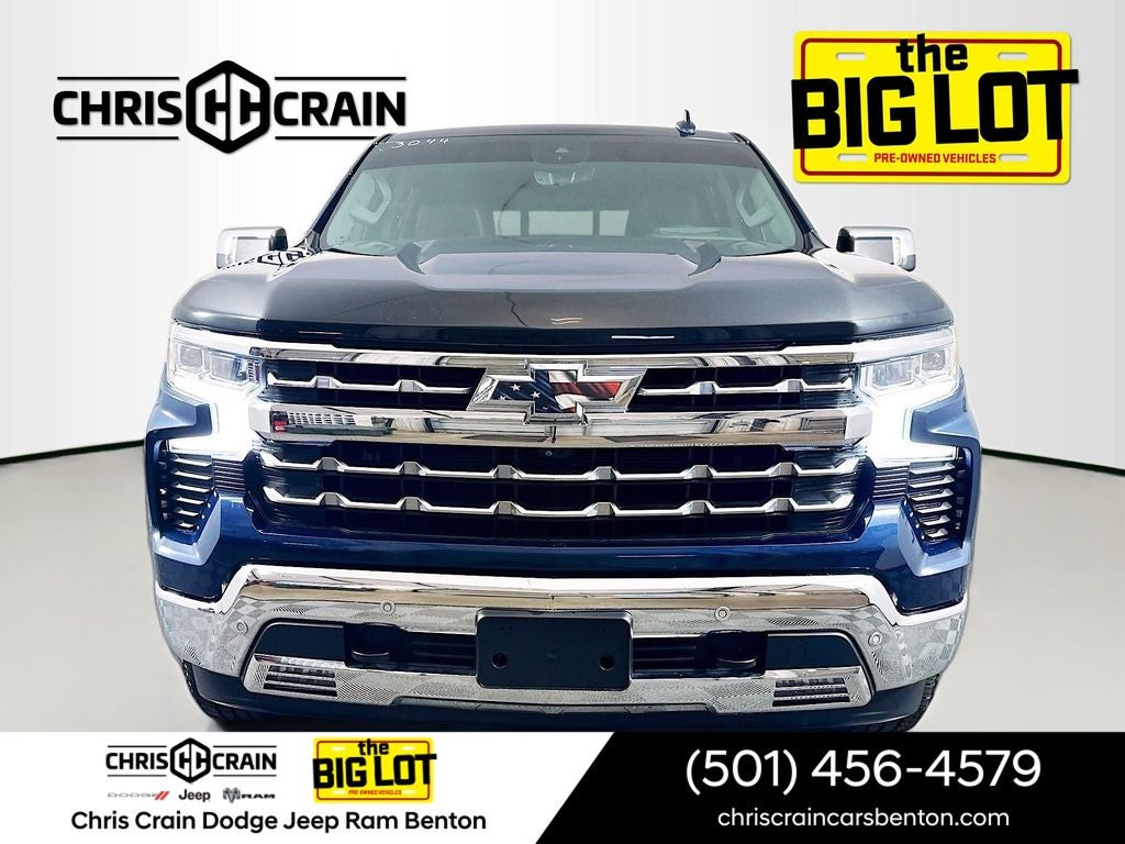 Used 2022 Chevrolet Silverado 1500 LTZ with VIN 1GCUDGED7NZ523044 for sale in Little Rock