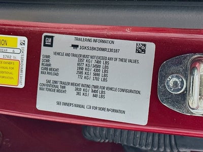 2021 GMC Yukon 2WD SLT