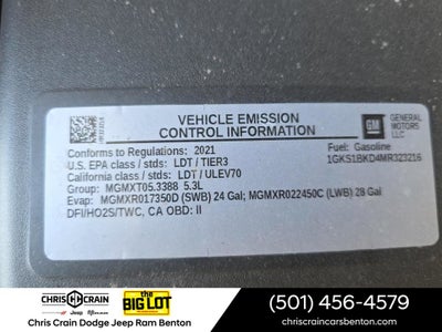 2021 GMC Yukon 2WD SLT