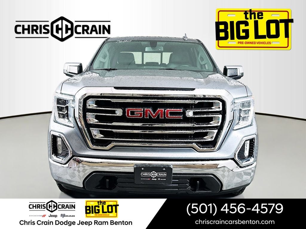 Used 2020 GMC Sierra 1500 SLT with VIN 1GTU9DED2LZ347680 for sale in Little Rock