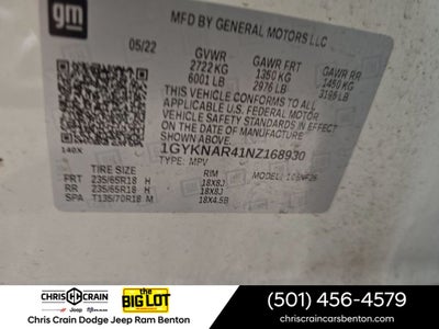 2022 Cadillac XT5 FWD Luxury