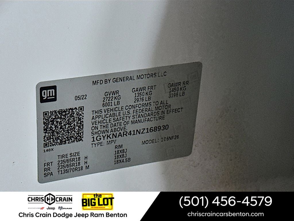 2022 Cadillac XT5 FWD Luxury