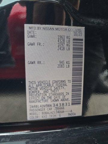 2024 Nissan Altima SV FWD