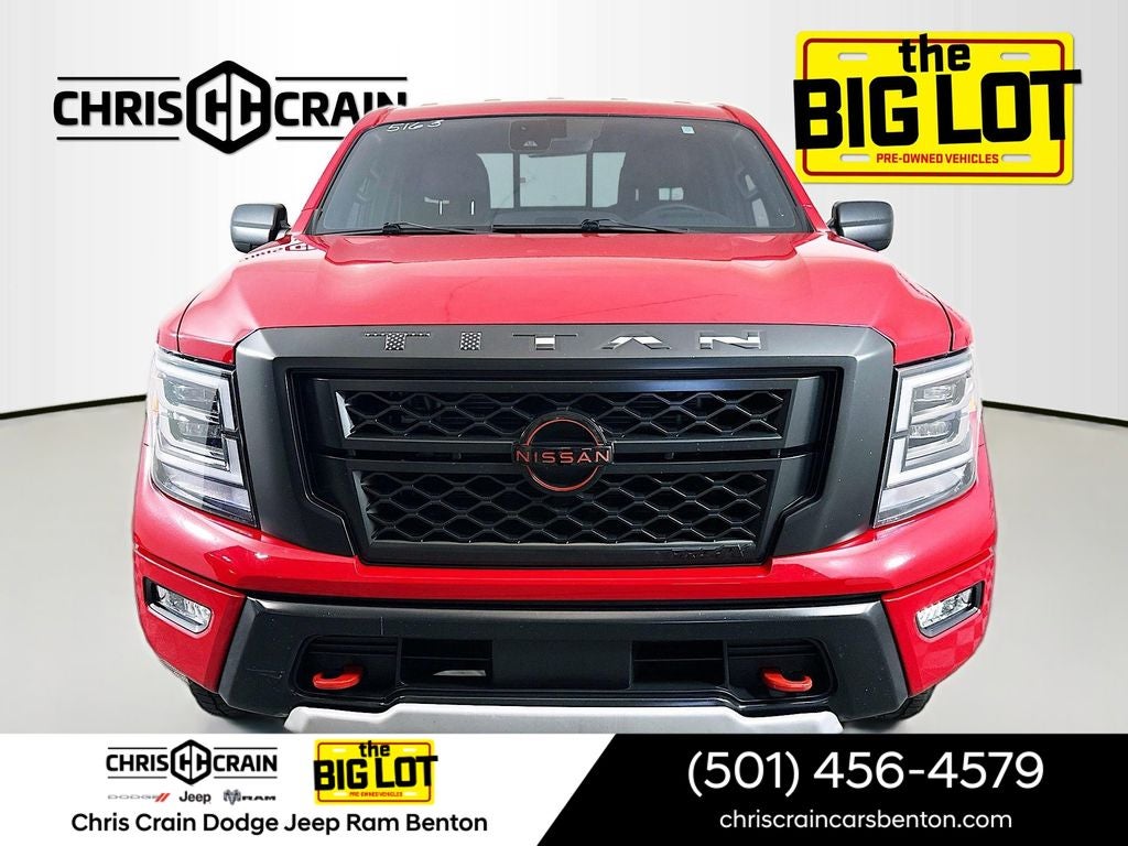Used 2024 Nissan Titan PRO-4X with VIN 1N6AA1ED9RN115163 for sale in Little Rock