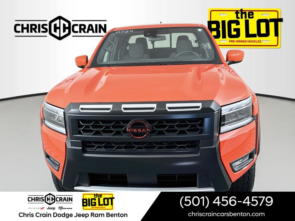 Used 2025 Nissan Frontier PRO-4X with VIN 1N6ED1EK9SN640754 for sale in Little Rock