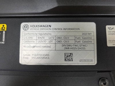 2023 Volkswagen Atlas 3.6L V6 SEL R-Line Black