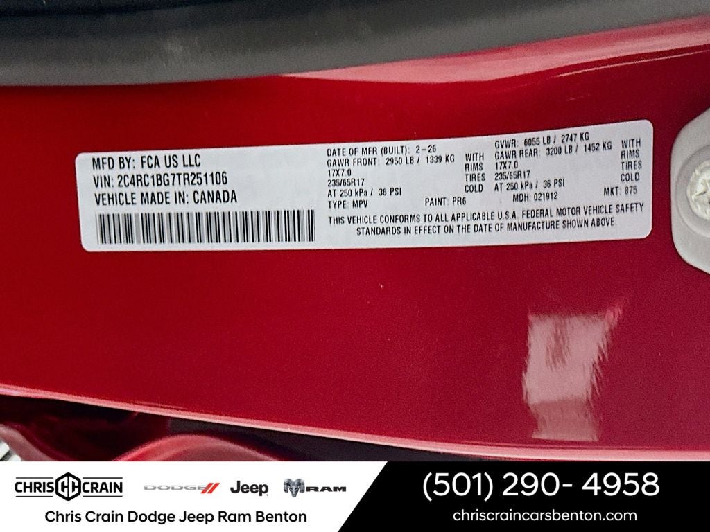 2026 Chrysler Pacifica PACIFICA SELECT