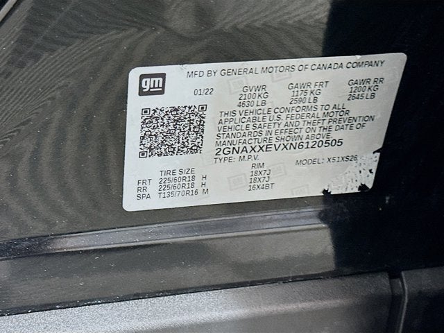 2022 Chevrolet Equinox AWD Premier