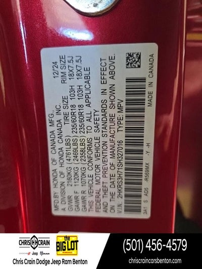 2025 Honda CR-V EX-L 2WD