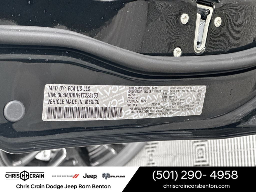 2026 Jeep Compass COMPASS LATITUDE ALTITUDE 4X4