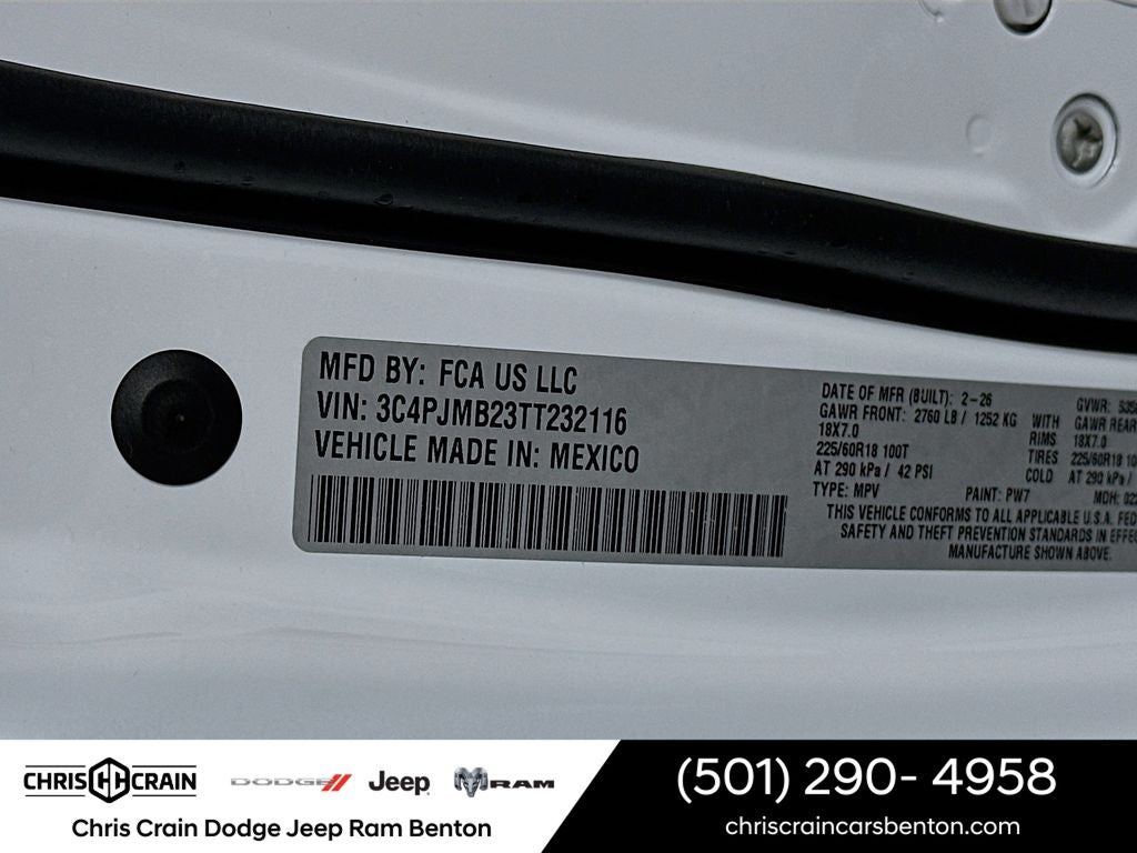 2026 Jeep Cherokee CHEROKEE LIMITED 4X4