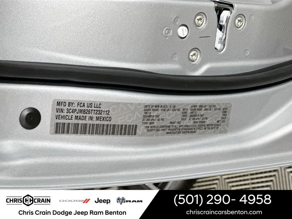 2026 Jeep Cherokee CHEROKEE LAREDO 4X4