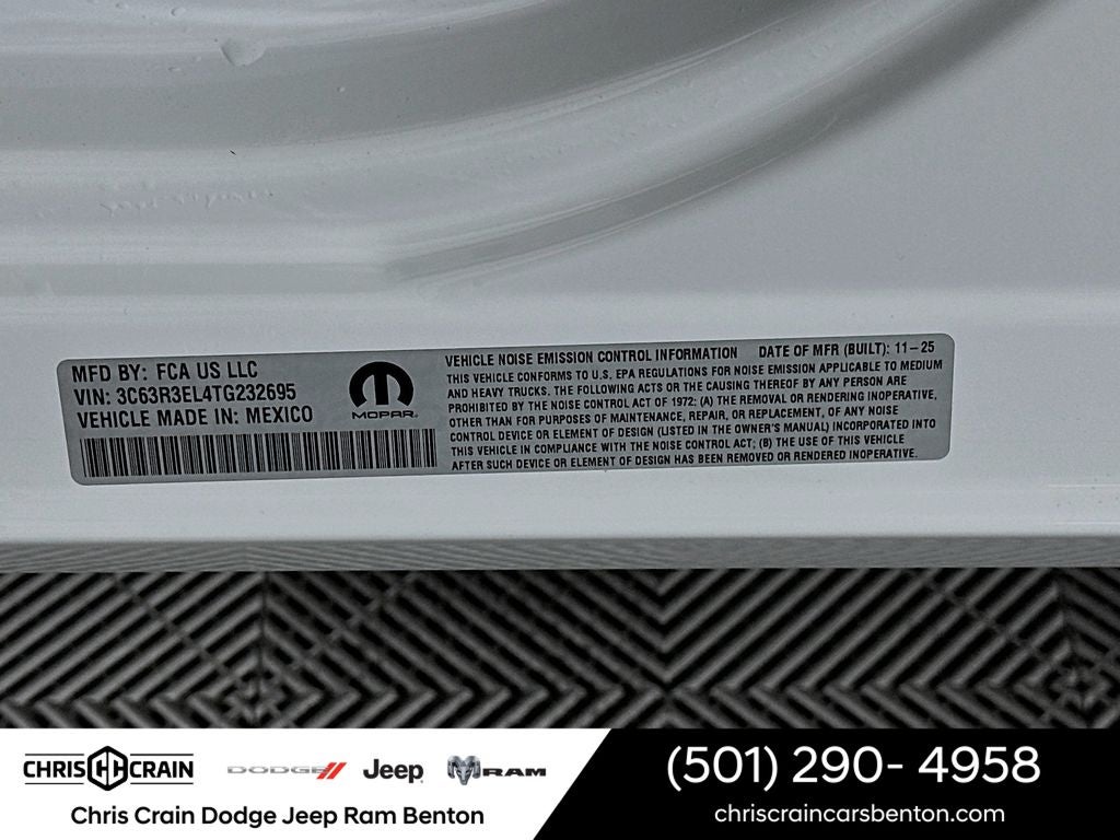 2026 RAM Ram 3500 RAM 3500 LARAMIE CREW CAB 4X4 6'4' BOX