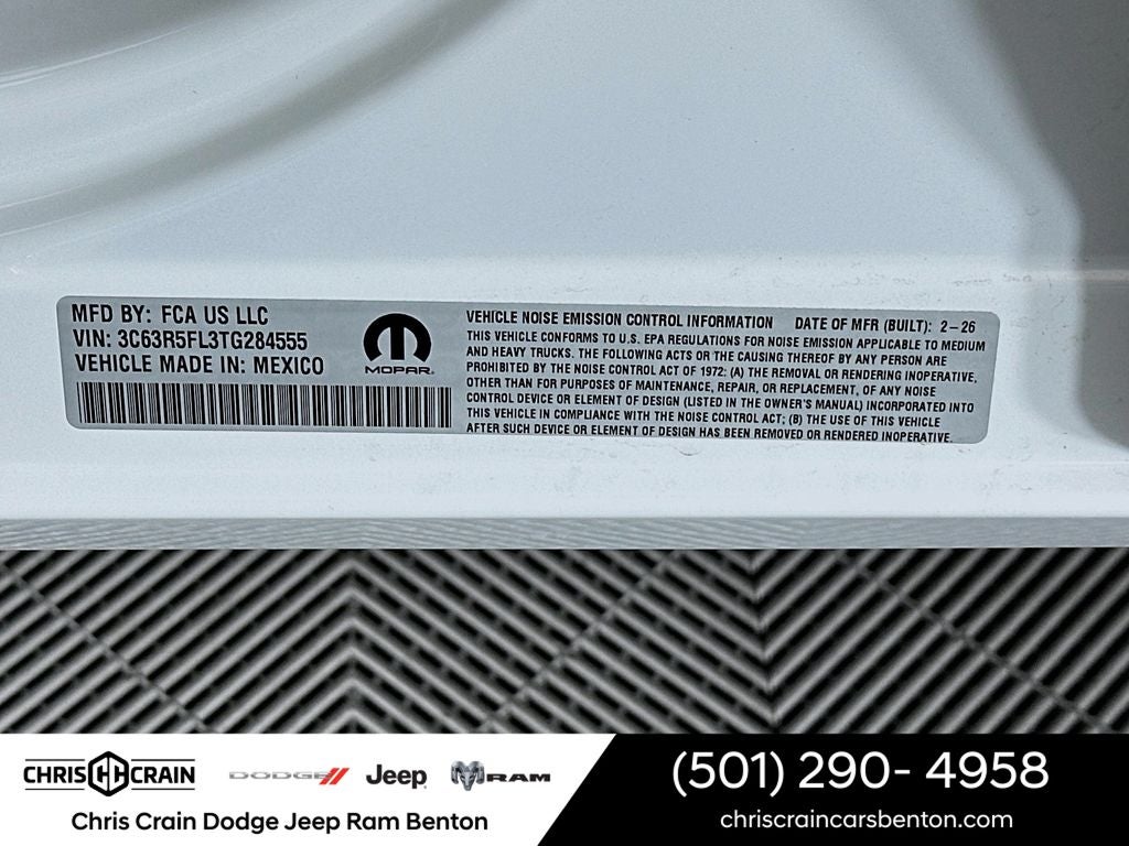 2026 RAM Ram 2500 RAM 2500 LARAMIE CREW CAB 4X4 6'4' BOX