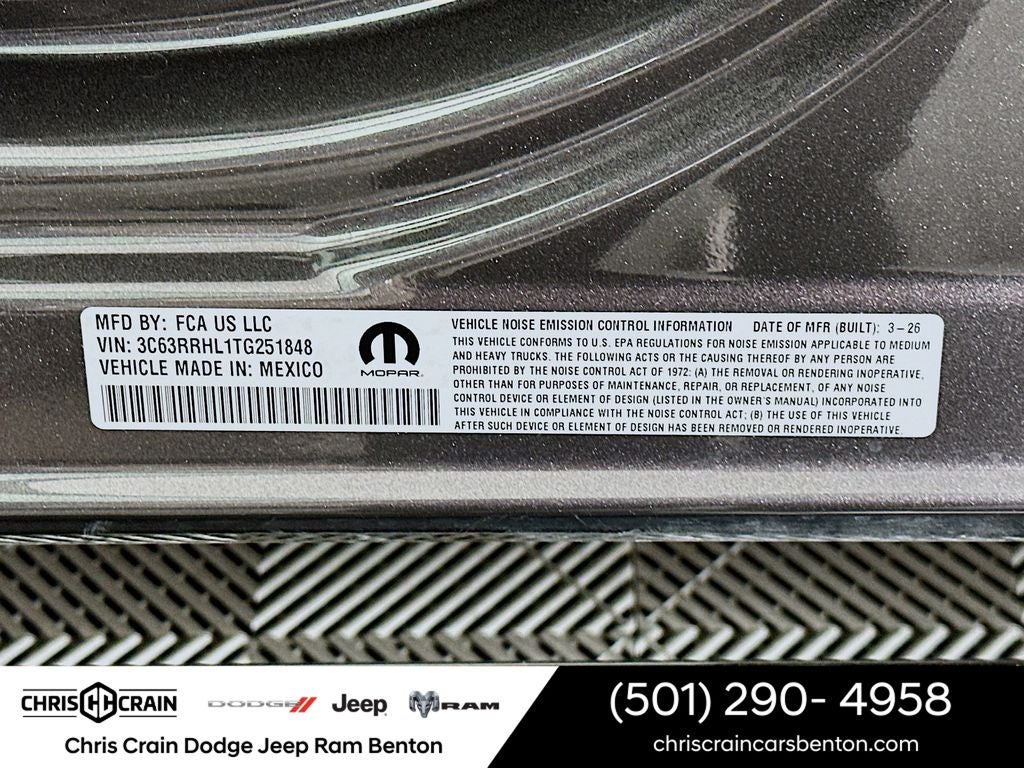 2026 RAM Ram 3500 RAM 3500 BIG HORN CREW CAB 4X4 8' BOX