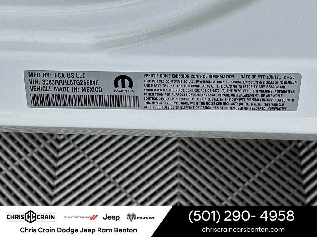 2026 RAM Ram 3500 RAM 3500 BIG HORN CREW CAB 4X4 8' BOX