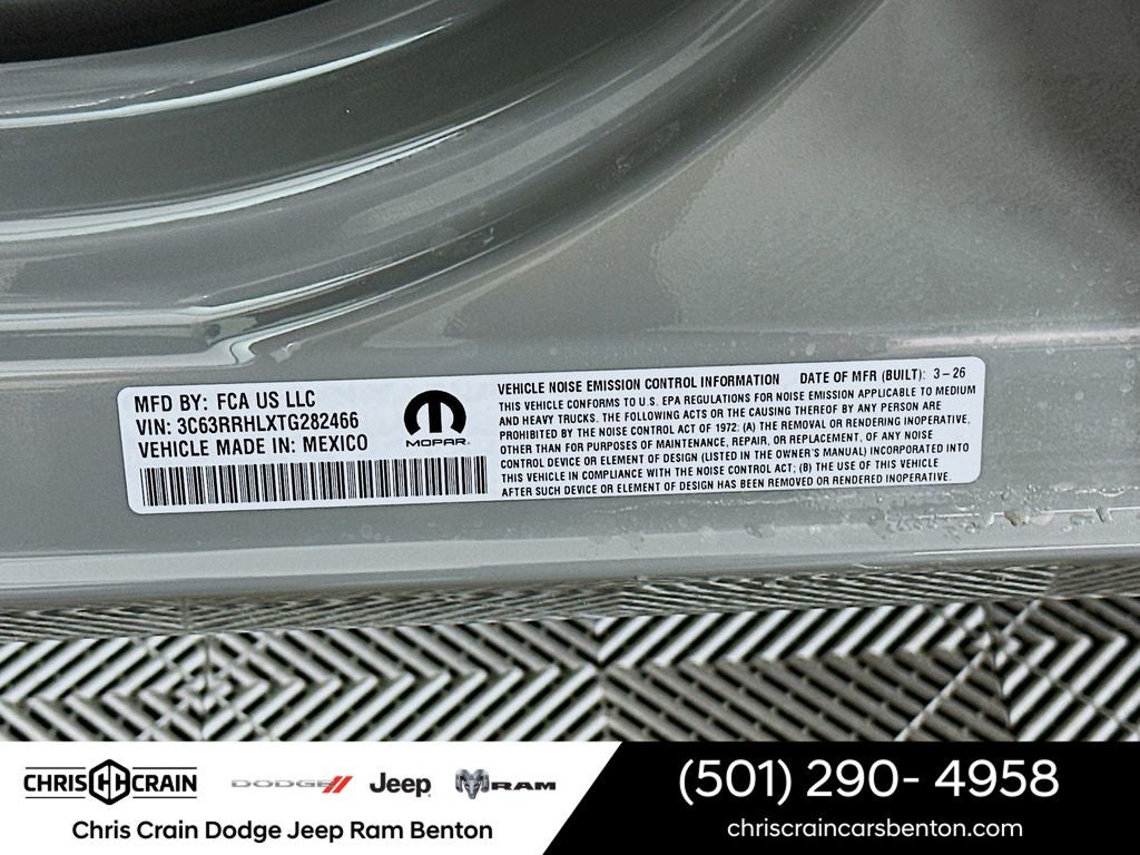 2026 RAM Ram 3500 RAM 3500 BIG HORN CREW CAB 4X4 8' BOX