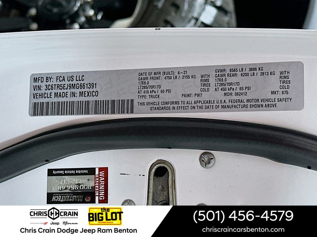 2021 RAM 2500 Power Wagon Crew Cab 4x4 6'4' Box