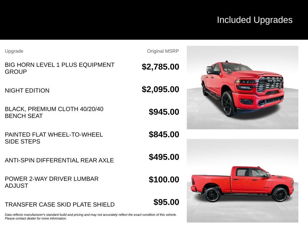 2026 RAM 2500 Big Horn Crew Cab 4x4 6'4' Box