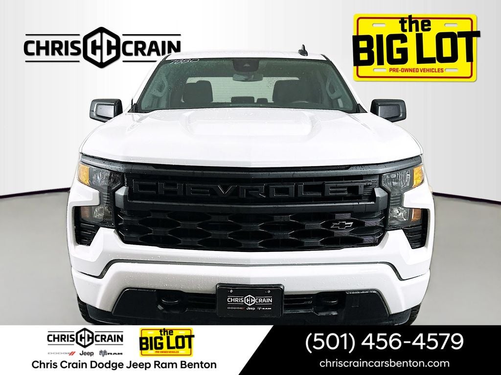 Used 2023 Chevrolet Silverado 1500 Custom with VIN 3GCPABEK5PG137880 for sale in Little Rock