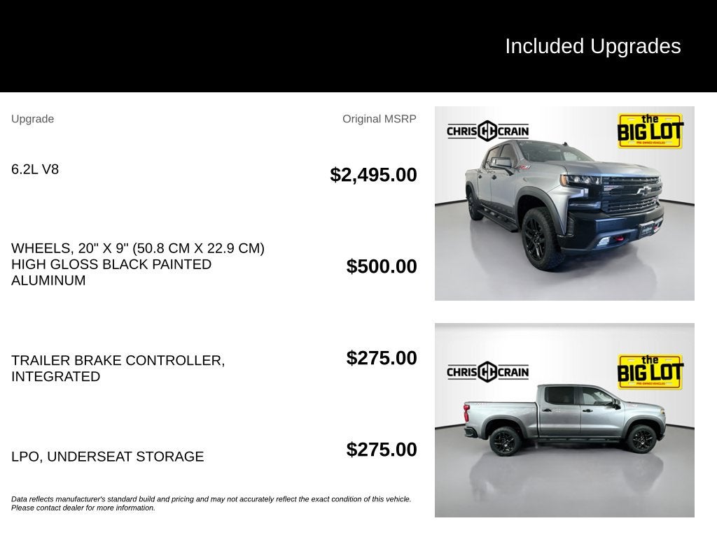 2021 Chevrolet Silverado 1500 4WD Crew Cab Short Bed LT Trail Boss