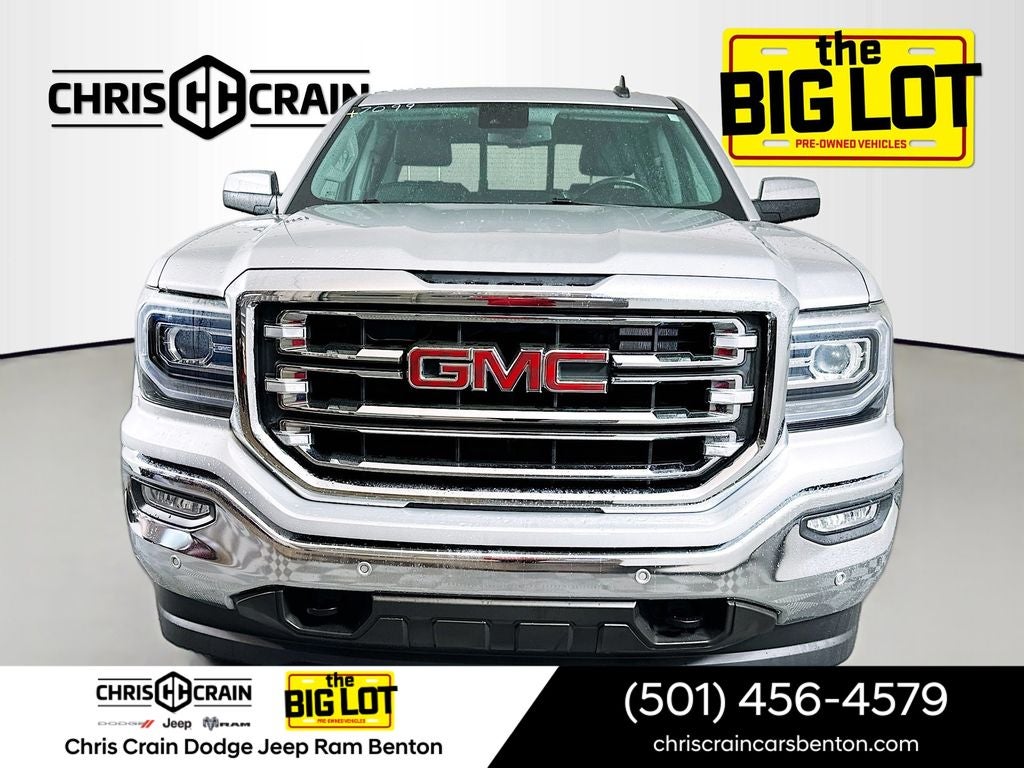 Used 2018 GMC Sierra 1500 SLT with VIN 3GTU2NEC3JG527099 for sale in Little Rock