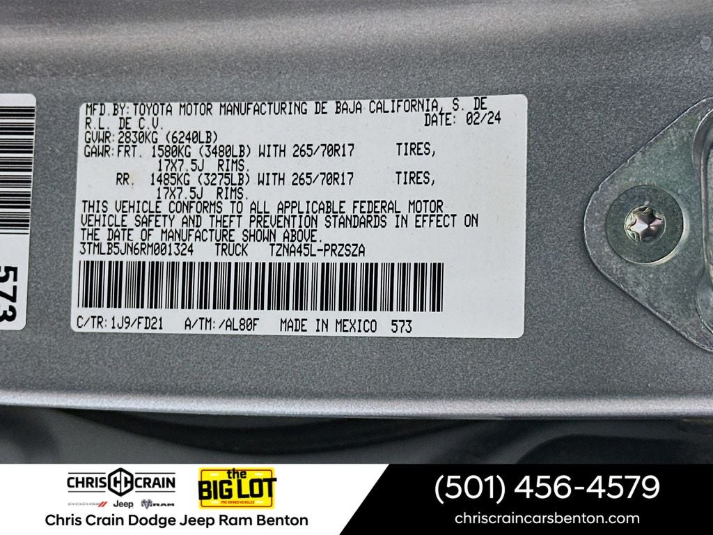 2024 Toyota Tacoma TRD Off-Road