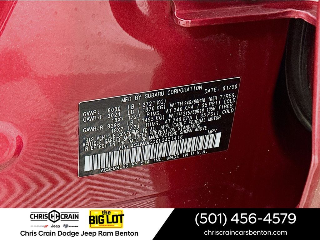 2020 Subaru Ascent Premium