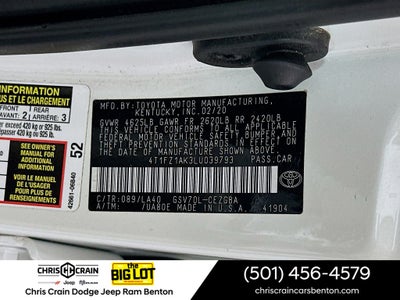 2020 Toyota Camry XLE V6