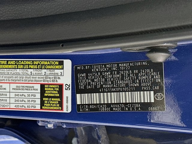 2023 Toyota Camry SE