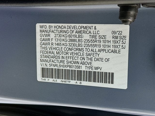 2023 Honda Odyssey Elite