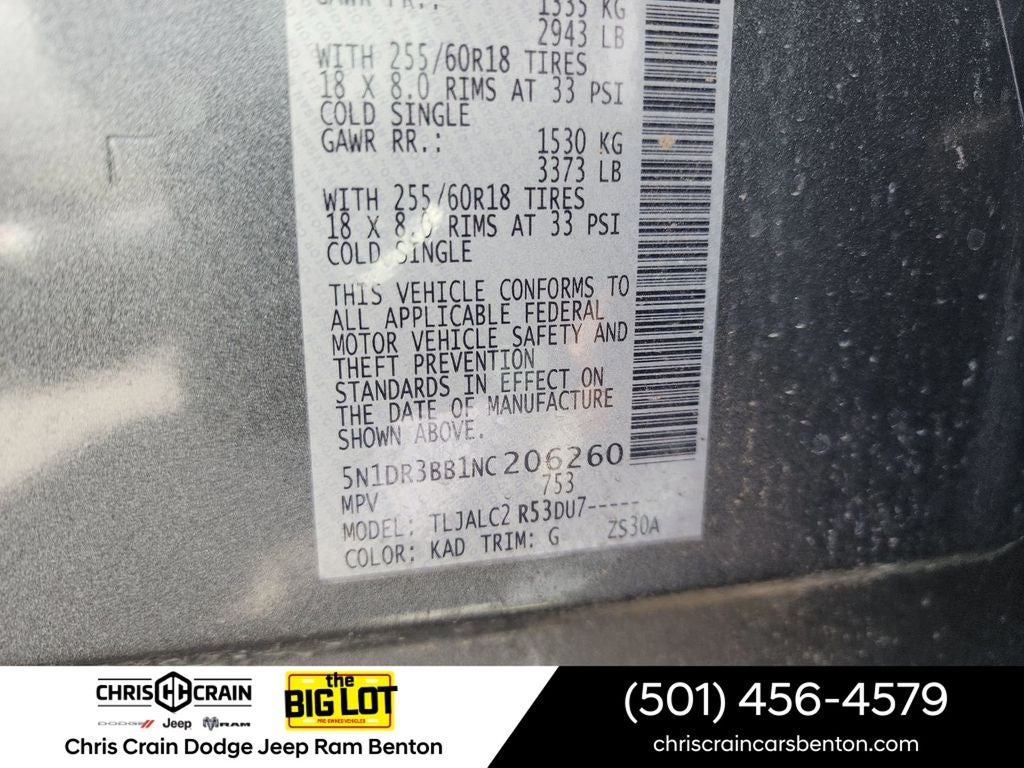 2022 Nissan Pathfinder SV 2WD