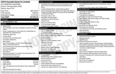 2024 Hyundai Santa Fe Limited