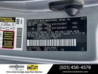 2021 Toyota Sienna XLE