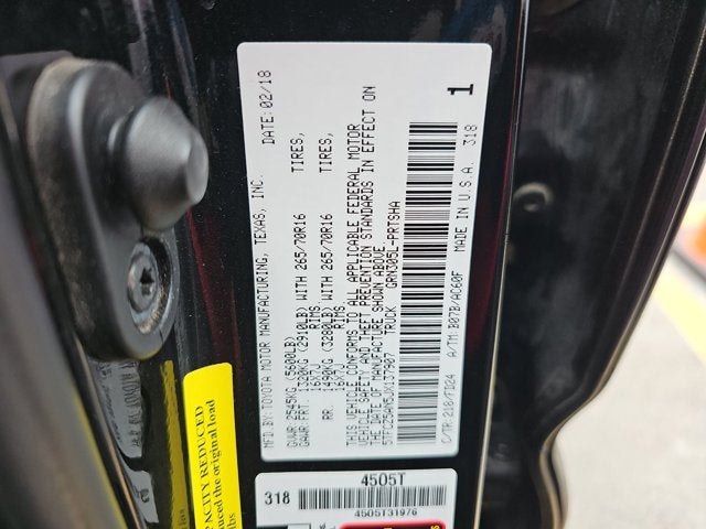 2018 Toyota Tacoma TRD Off Road