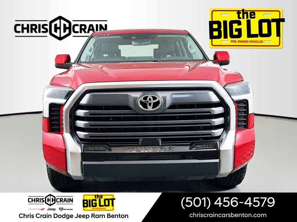 Used 2022 Toyota Tundra Limited with VIN 5TFJA5DBXNX008759 for sale in Little Rock