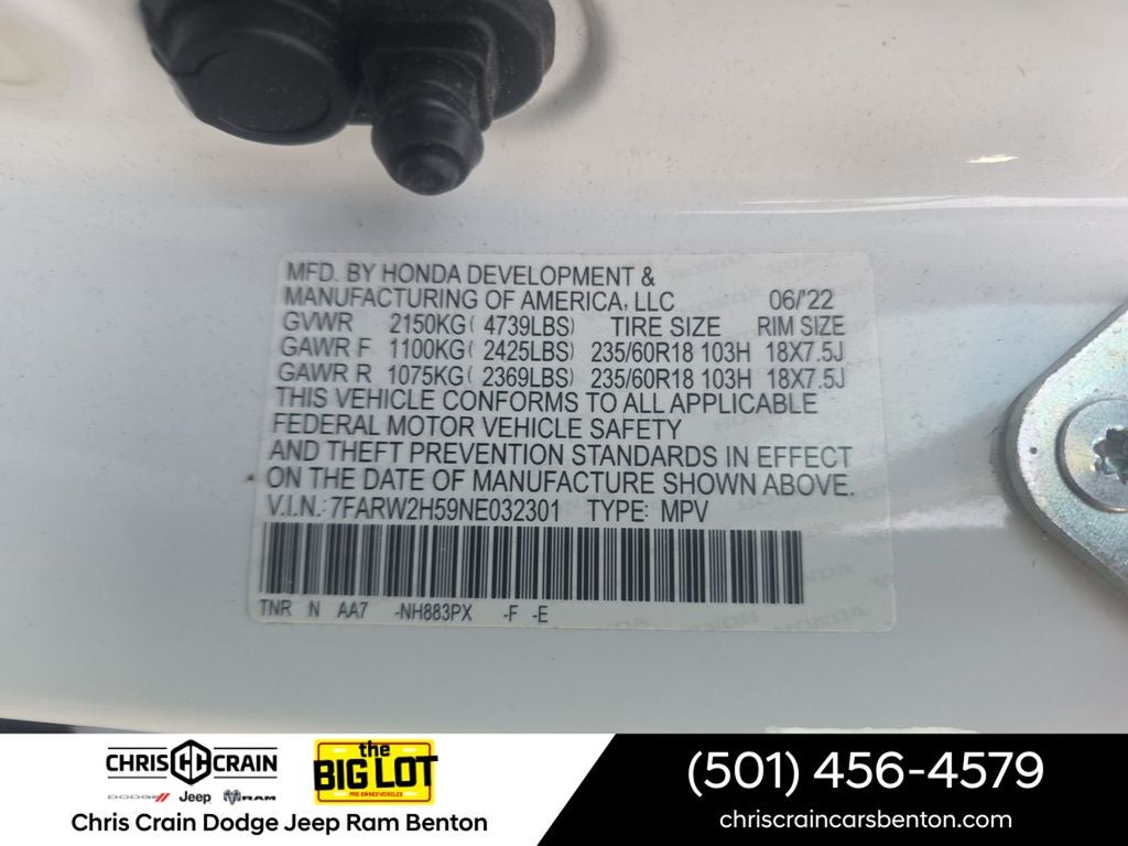 2022 Honda CR-V AWD EX