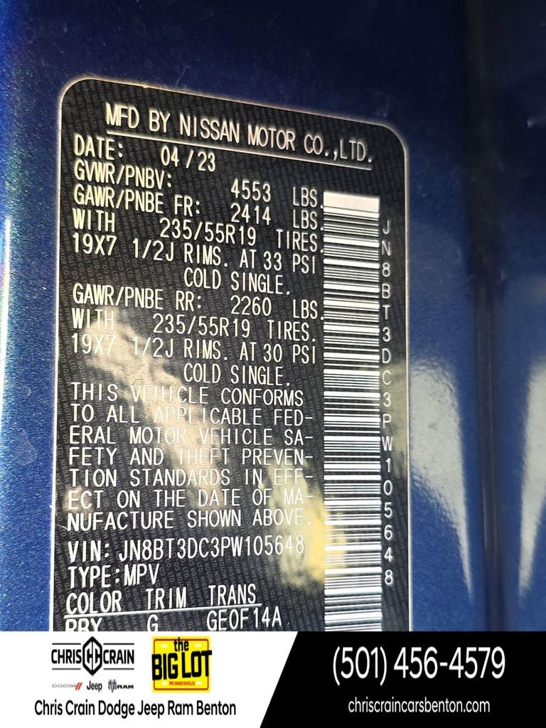 2023 Nissan Rogue Platinum FWD