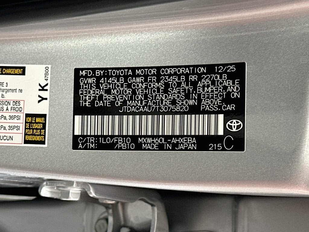 2026 Toyota Prius LE