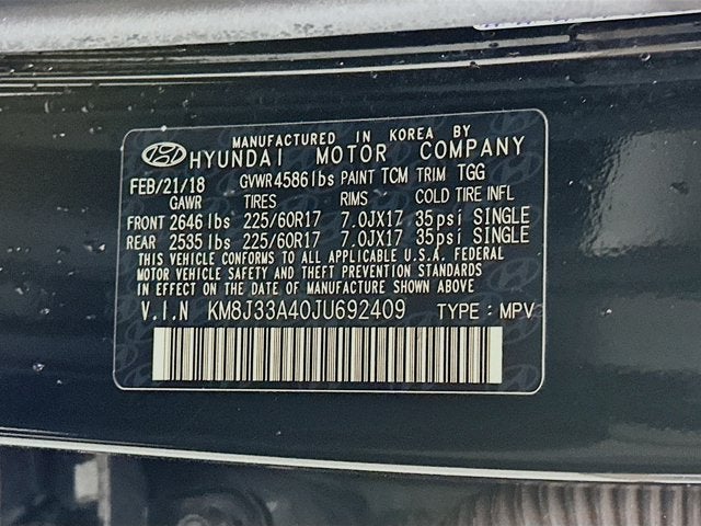 2018 Hyundai Tucson SEL