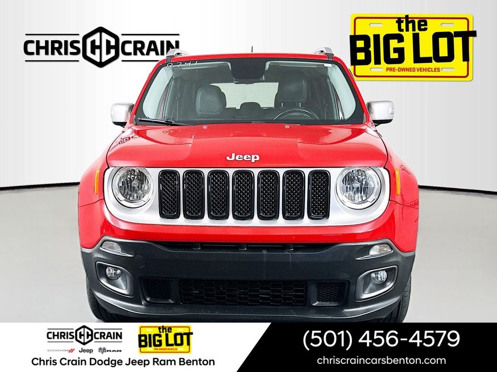 Used 2016 Jeep Renegade Limited with VIN ZACCJBDTXGPC48741 for sale in Benton, AR