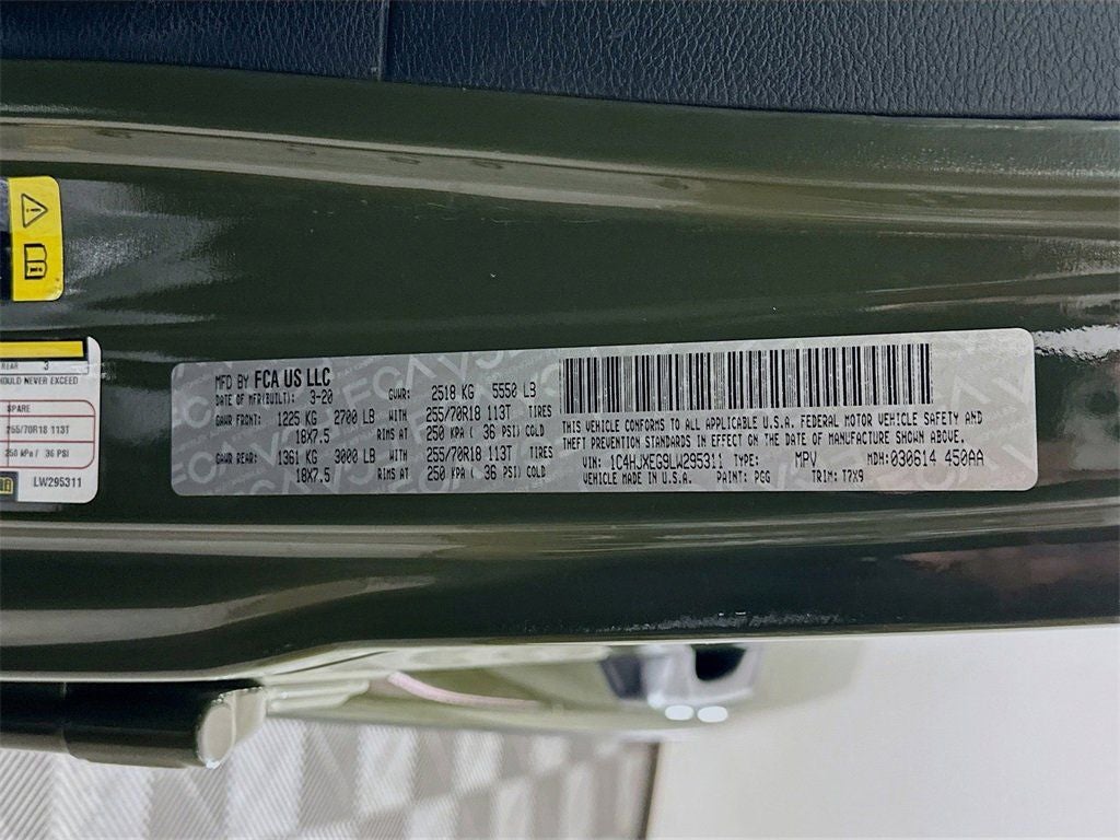 2020 Jeep Wrangler Unlimited Sahara 4X4