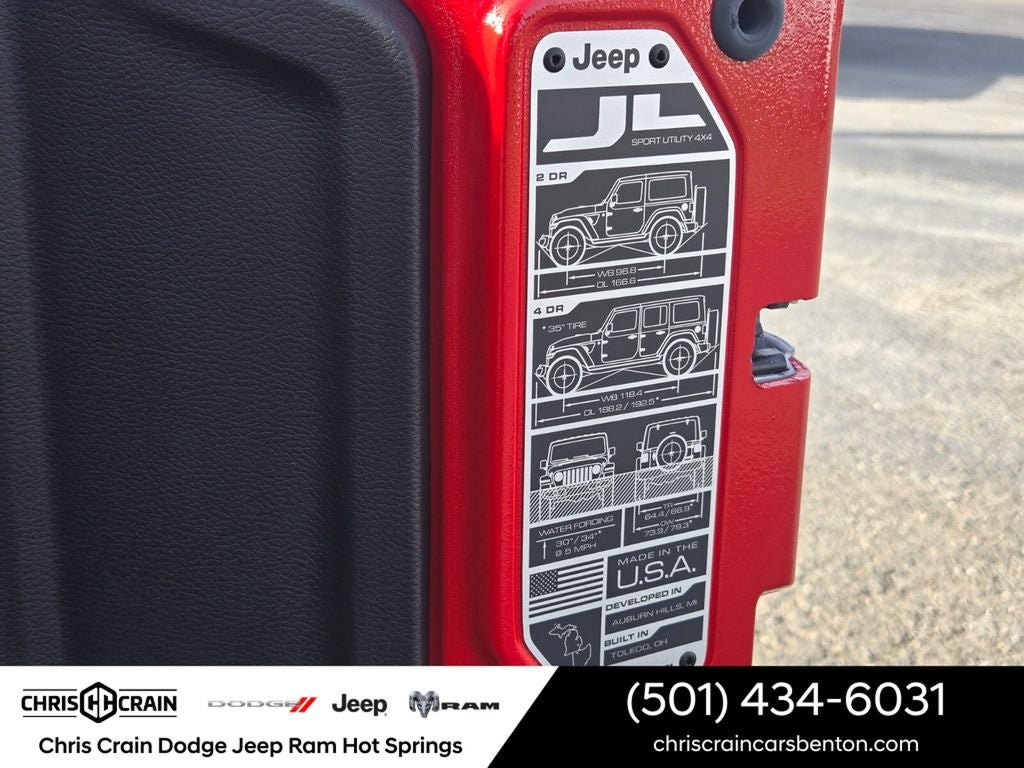 2026 Jeep Wrangler WRANGLER 4-DOOR SPORT