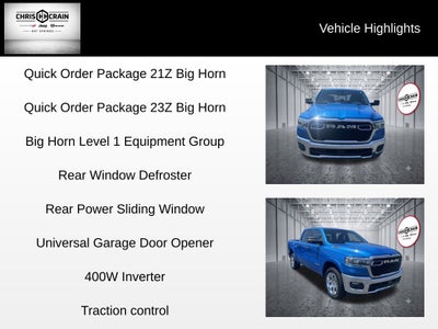 2025 RAM 1500 Big Horn Crew Cab 4x4 5'7' Box