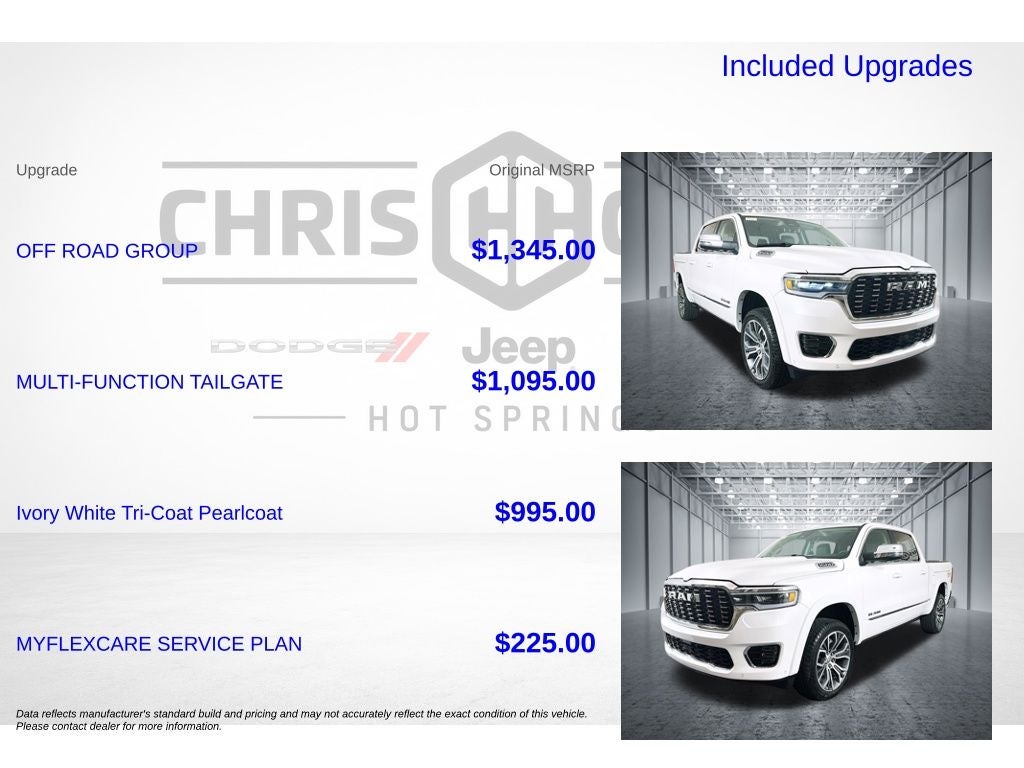 2026 RAM Ram 1500 RAM 1500 TUNGSTEN CREW CAB 4X4